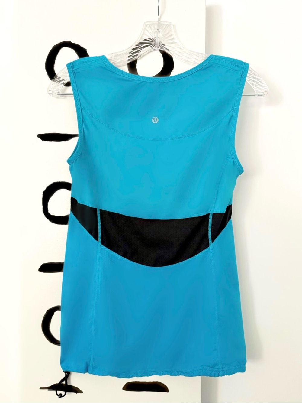 lululemon athletica Teal Tank with Black Waist